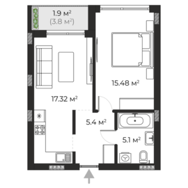 AC SHERWOOD Apartment SWC 8.09 planning