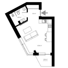 AC GRAND HILLS Apartment GH 1.05 planning