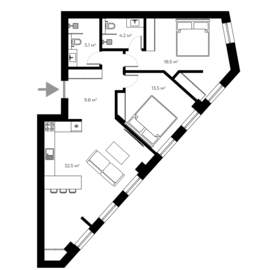 ЖК GRAND HILLS Квартира GH 2.13 планування