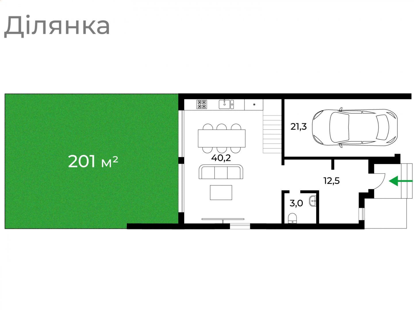 Buy a townhouse with renovation SW 48 — TX SHERWOOD, Uzhhorod planning 3