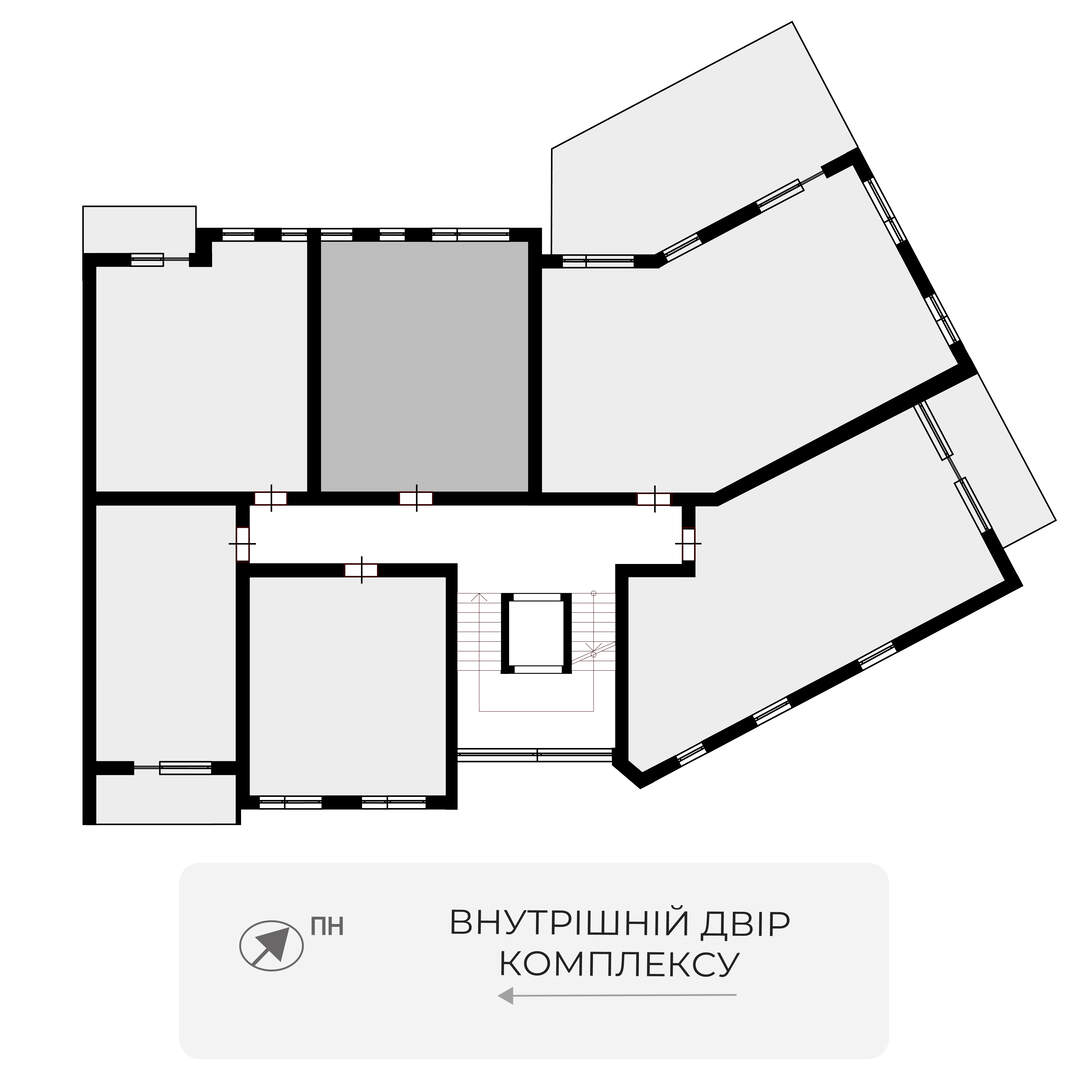 Купити 1-кімнатну квартиру GH 7.08 у GRAND HILLS, Ужгород фото 1