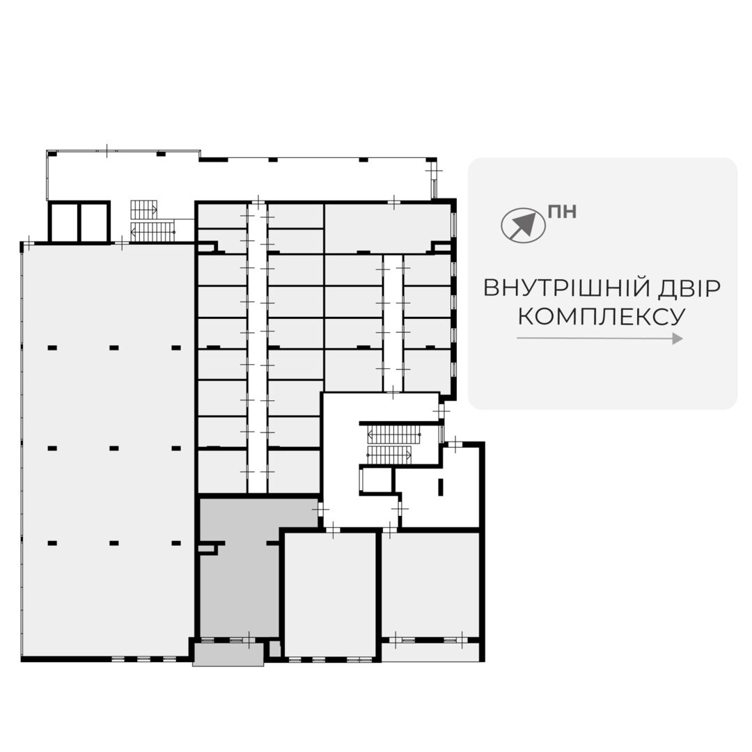 Купити 1-кімнатну квартиру GH 4.03 у GRAND HILLS, Ужгород планування 2