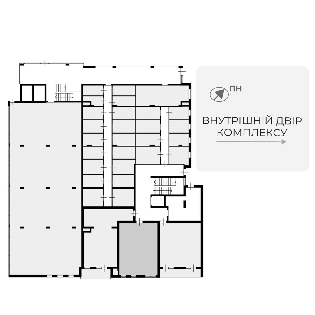 Купити 1-кімнатну квартиру GH 4.02 у GRAND HILLS, Ужгород розміщення на поверсі