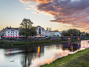 The historic center of Uzhgorod